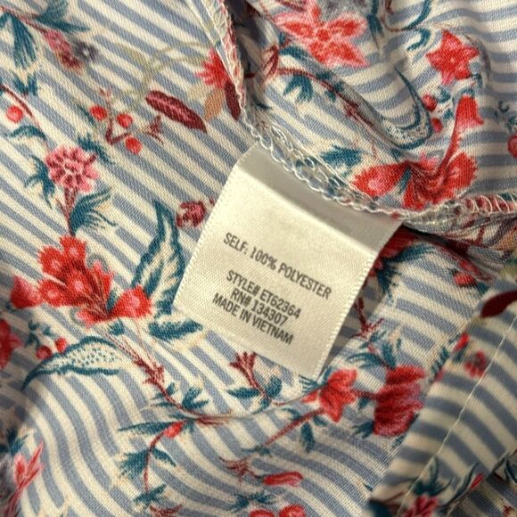 Aina be peek a boo shoulder floral blouse Size M - Picture 6 of 6